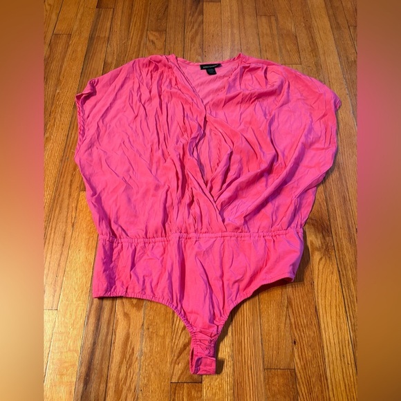 Ashley Stewart Pink Dolman Sleeve Bodysuit - Picture 2 of 9